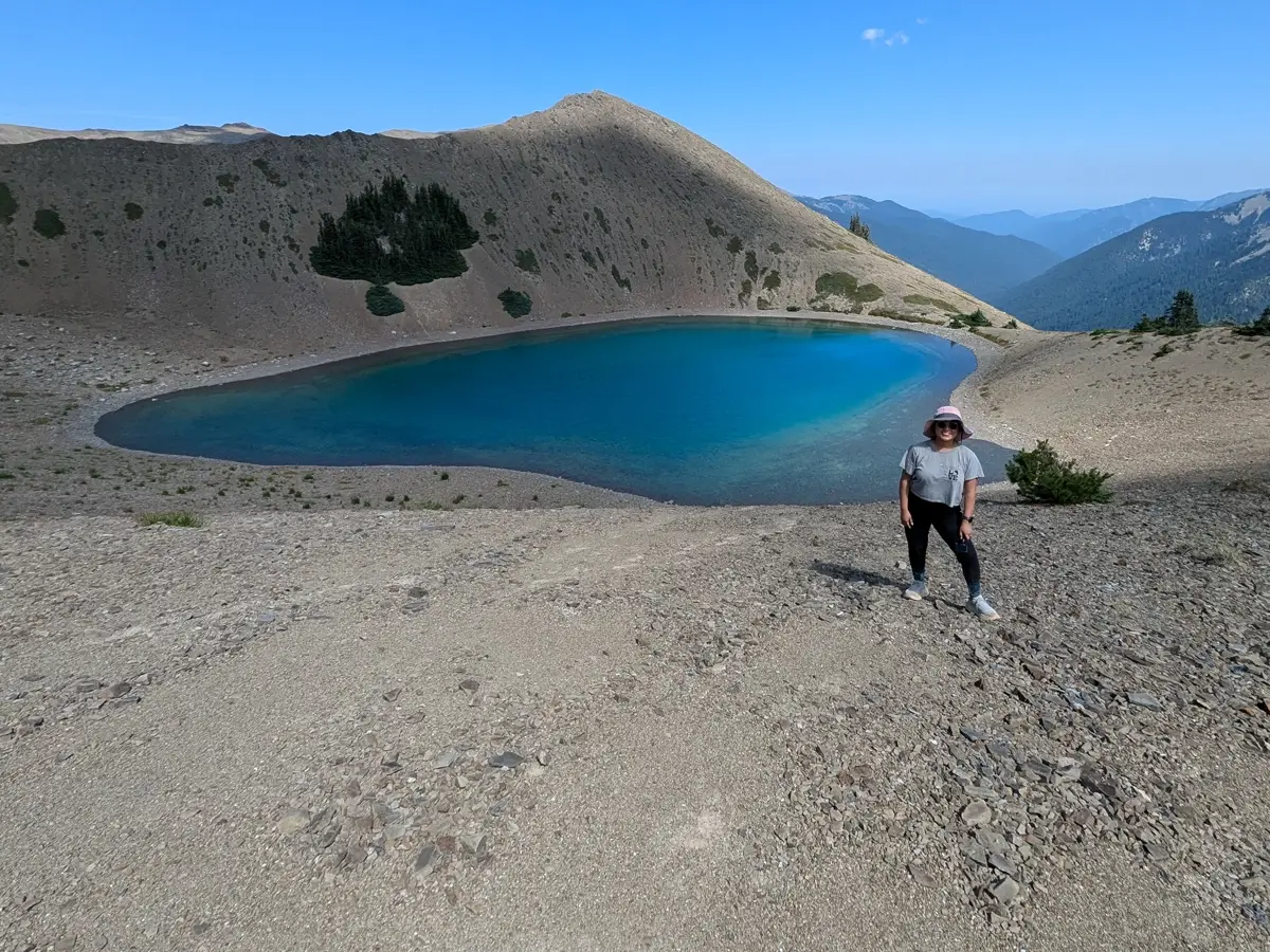 Brilliant Blue Glacial Pools Olympic National Park