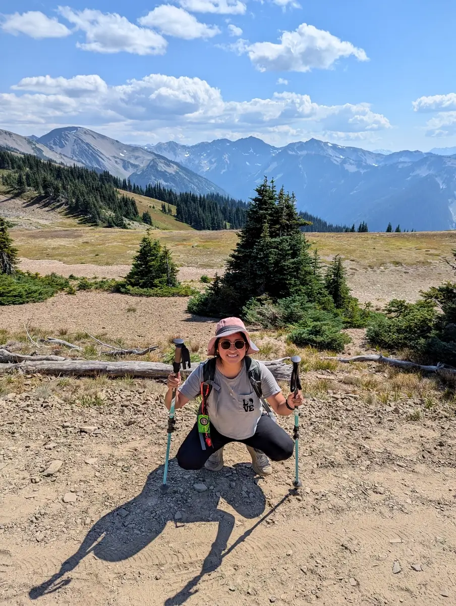 Standing At Obstruction Point Trailhead