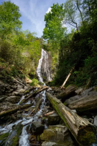Mingo Falls With Dogs: 163 Steps to a Waterfall in Cherokee, NC Near the Smoky Mountains